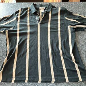 Men's polo shirt - Penguin Sport - teal, cream, tan - XXL